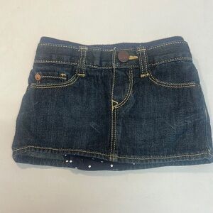 GAP - Blue Denim Mini Skirt/skort with Fitted Waistband